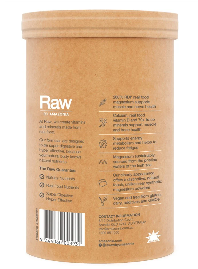 Amazonia Raw Real Food Nutrients Muscle Magnesium Mango - Image 6