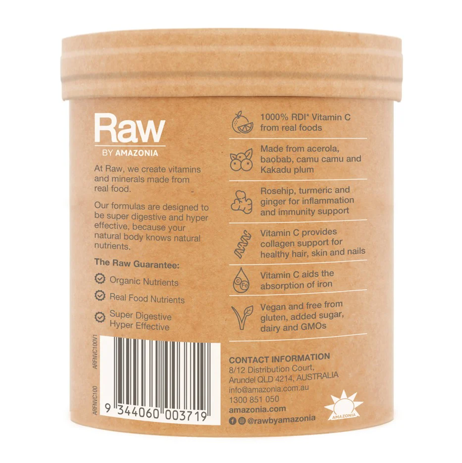 Amazonia Raw Real Food Nutrients Organic Vitamin C - Image 4