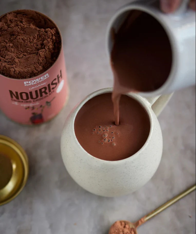 Power Super Foods Nourish Drinking Chocolate Certified Organic 180g - Image 3
